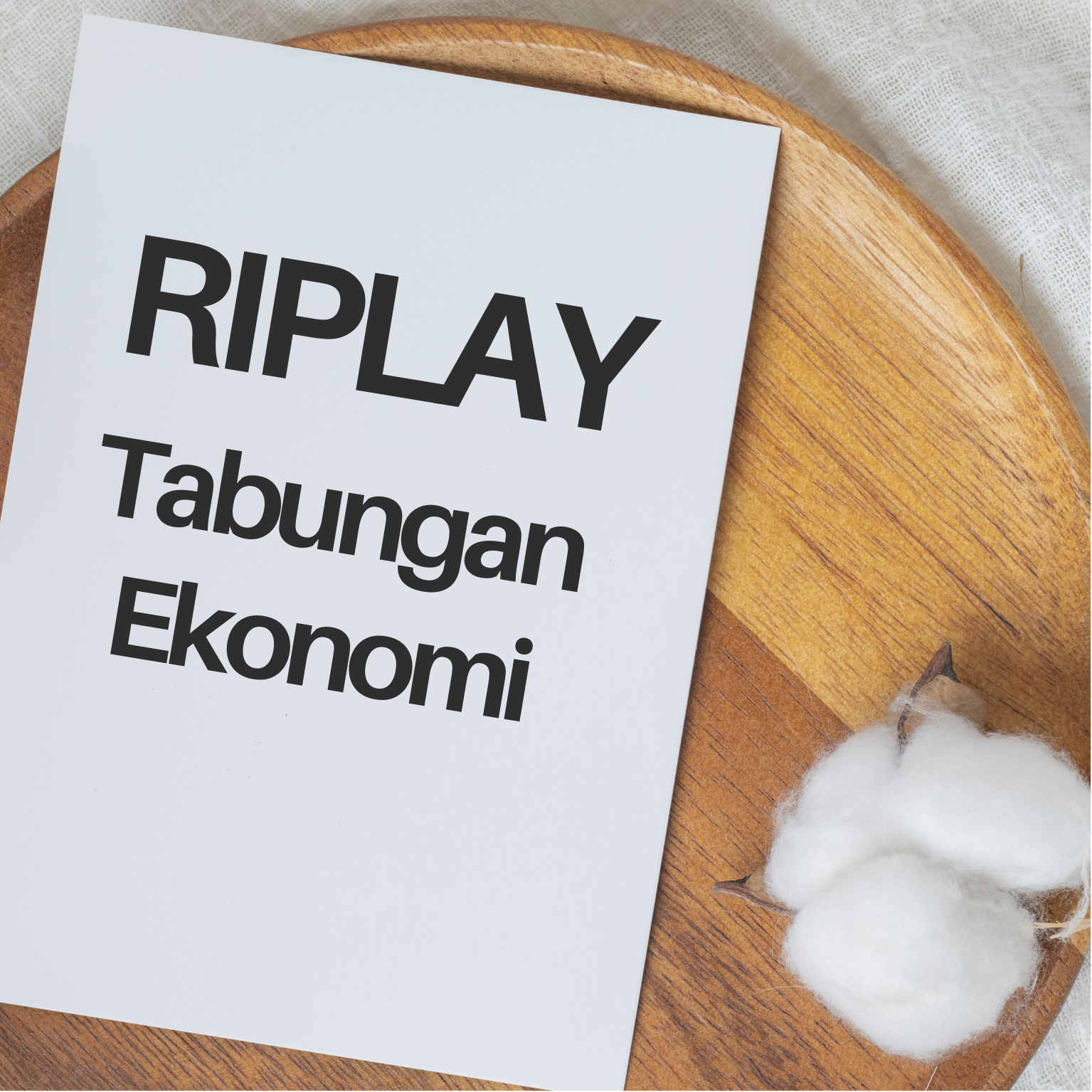 Riplay Tabungan Ekonomi