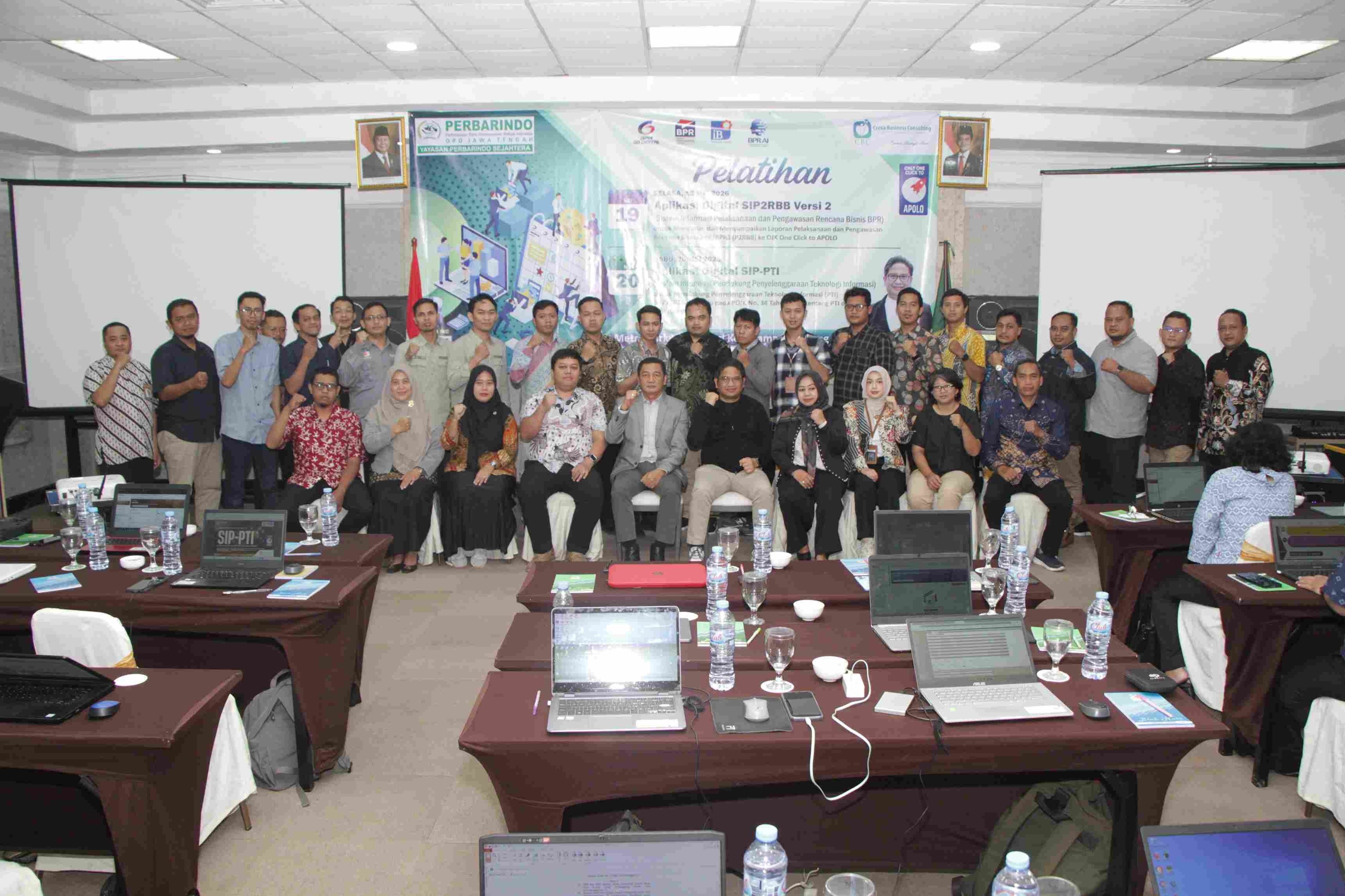Pelatihan Aplikasi Digital SIP-PTI untuk Menyusun dan Menyampaikan Laporan Penilaian Tingkat Maturitas Keamanan Siber ke OJK One Click to APOLO