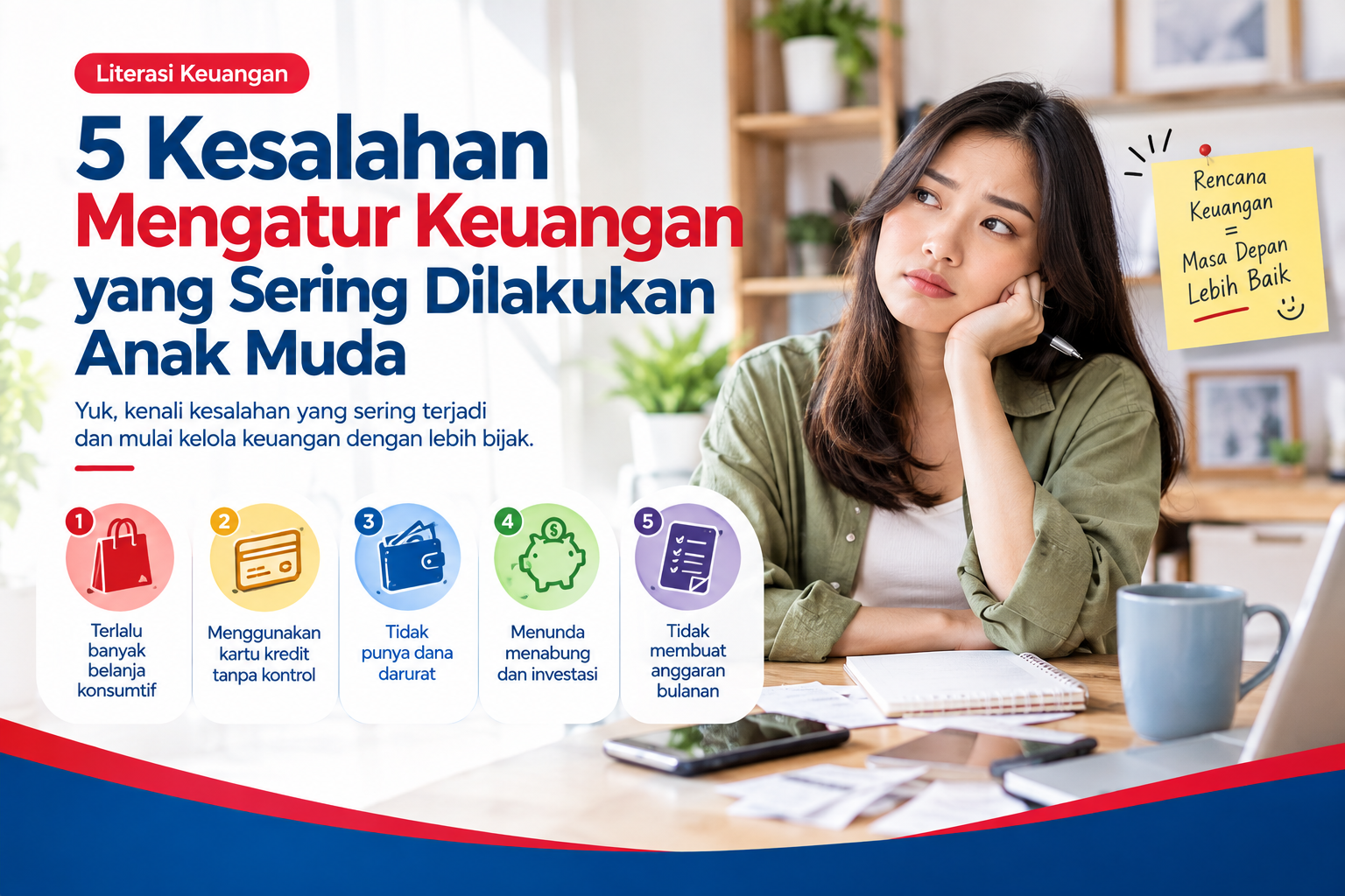 5 Kesalahan Mengatur Keuangan yang Sering Dilakukan Anak Muda