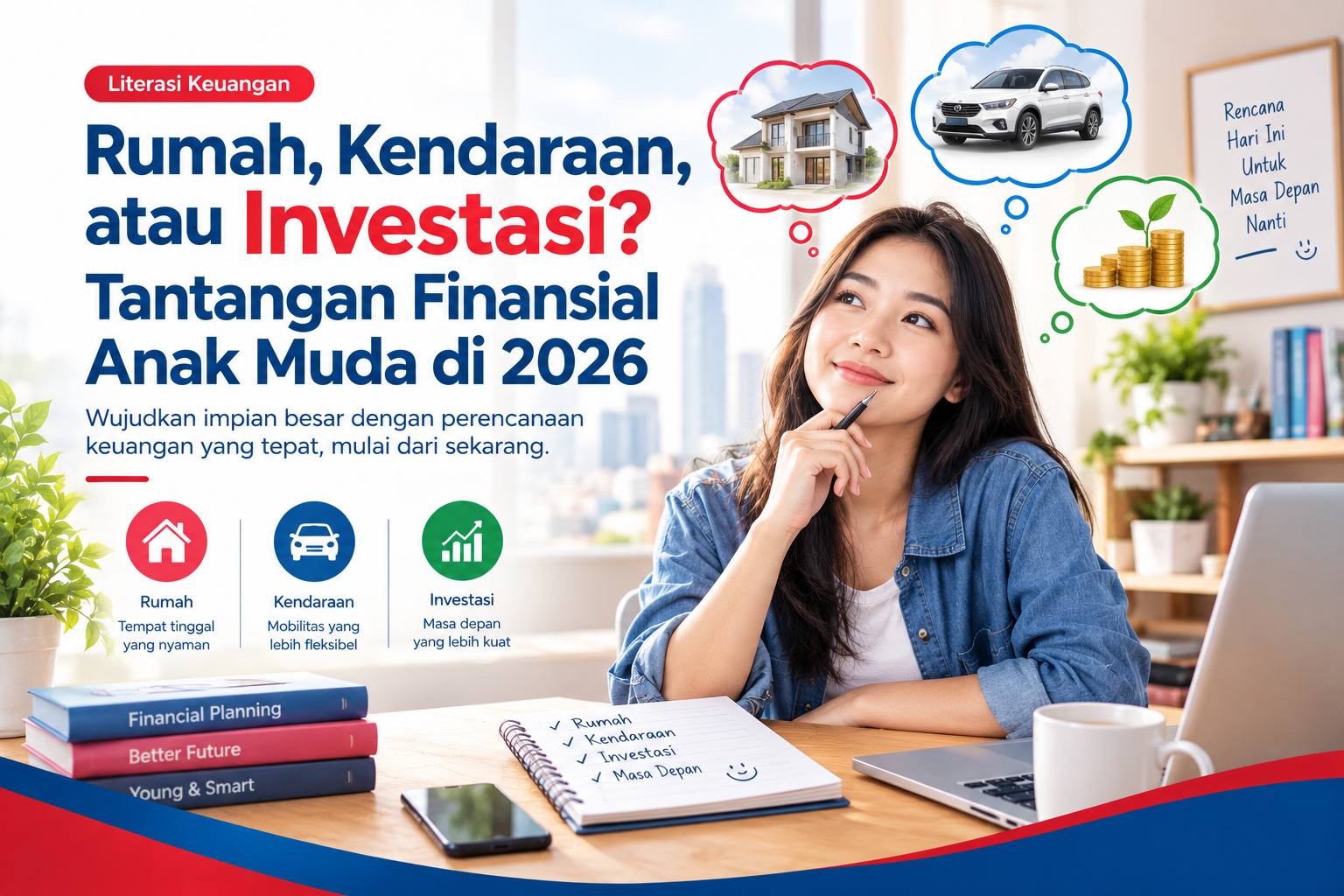 Rumah, Kendaraan, atau Investasi? Tantangan Finansial Anak Muda di 2026